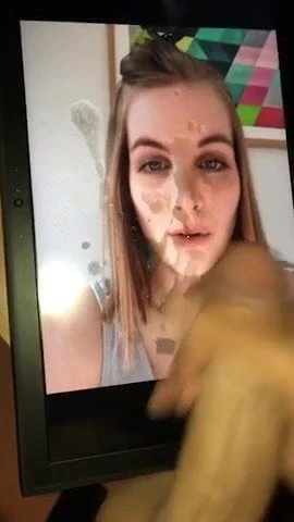 Milf covered in cum