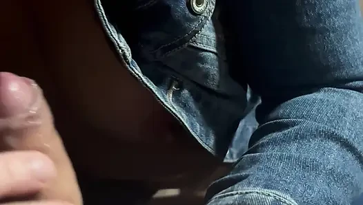 Denim Deepthroat, Gagging and Spit Play. Double Cum Swallow