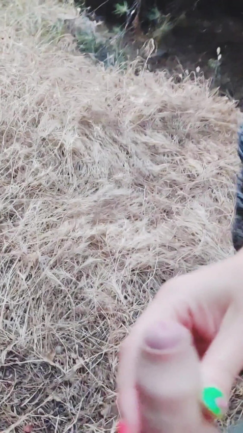 Very risky fucking in the forest with cute sea views 4K | Clip 1
