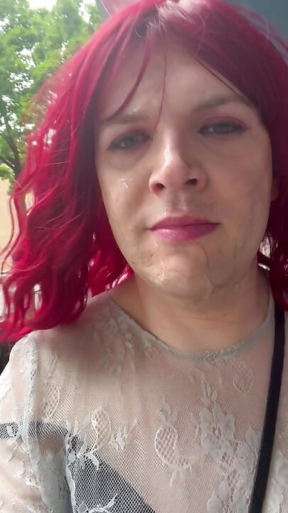 Sissy cumwalk
