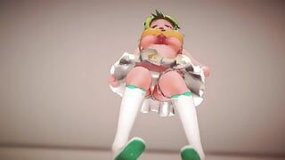MMD R-18 Аниме-девушки, сексуальный танцующий клип 305