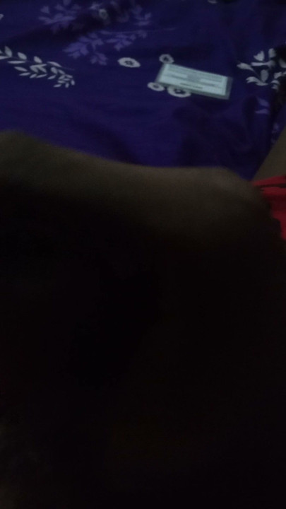 Stroking hard dick