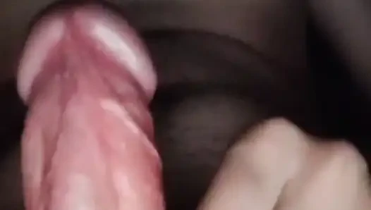 A boy is touching himself and moaning