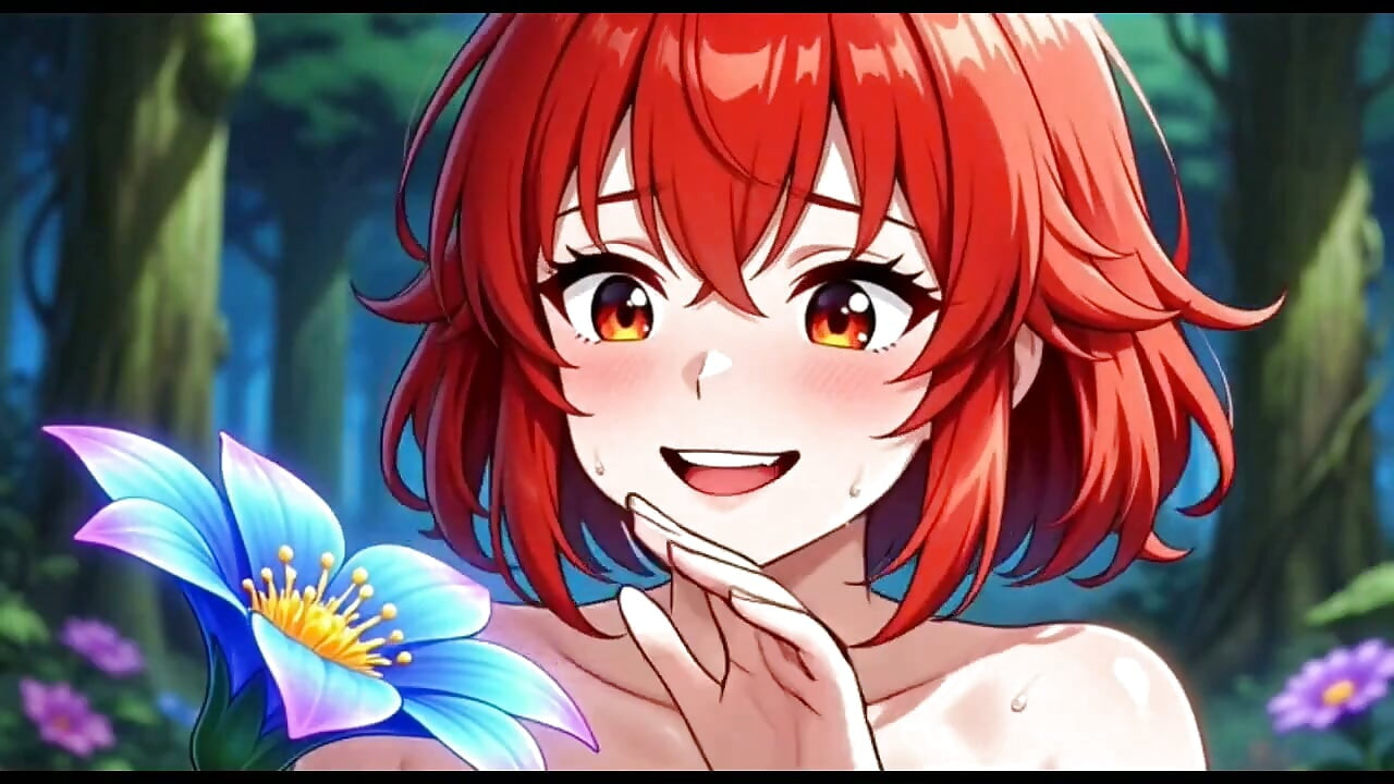 Cute Girls in Forest, Ai Animation