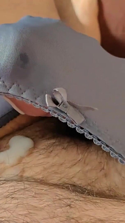 Powerful moment from "Vibrator Makes Me Cum In Panties - SlugsOfCumGuy"