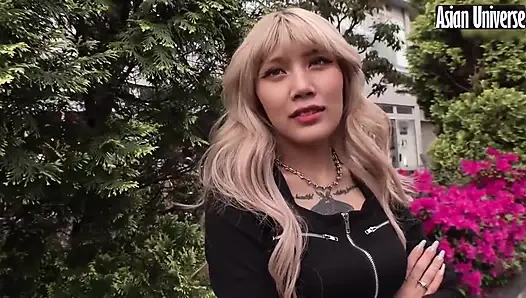 Idol-level Shut-in Gyaru mit G-cup-Figur, Secret Online Fame Kraftstoff einen schockierenden privaten Abstieg