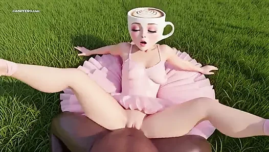 Balerina cappuccina hasil panen AI dientot habis-habisan sama kontol besar
