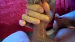 Bearded bear blowjob