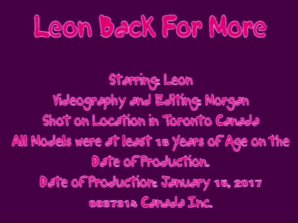Leon back for more