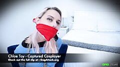 Chloe Toy - Star Trek Cosplayer in bondage (GagAttack.NL)