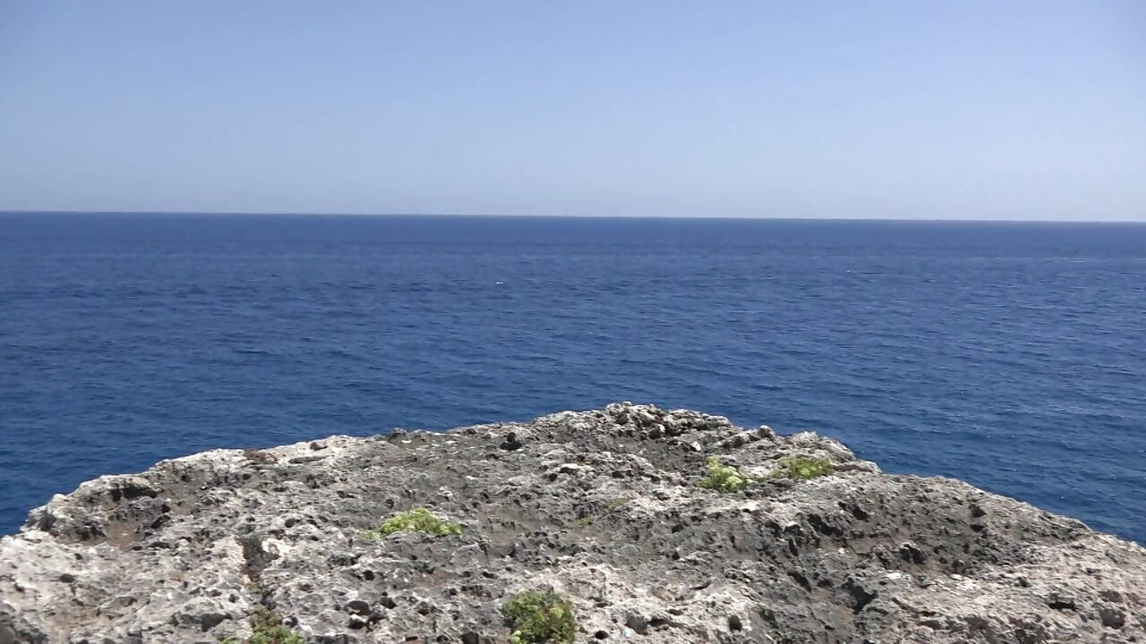 Geiler fick mit blick auf das meer