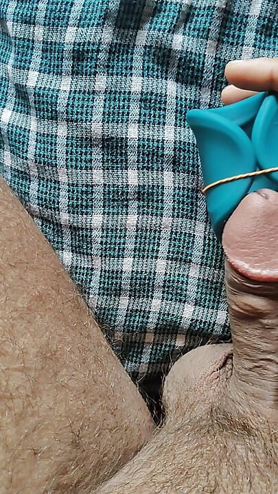 Masturbating using a massager named BEAT from my muse website.  It feels awesome.