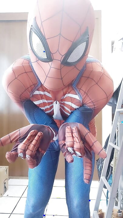 Spiderman seksi cosplay