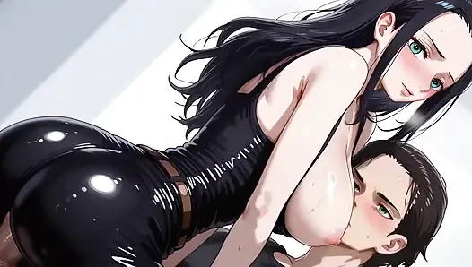 Eren (AOT) x Robin (OP)