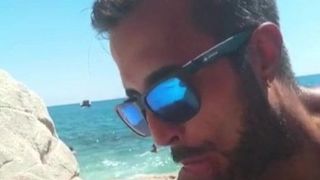 Sucking cock at beach with viewers