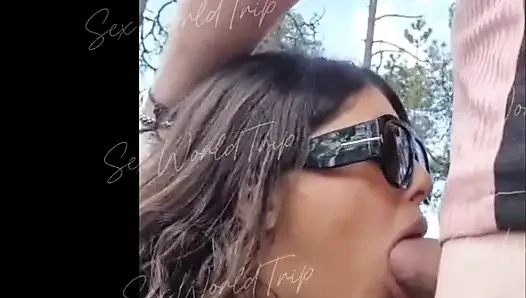 SexWorldTrip - I love Latina - Naughty Teen Latina blowjob amateur – outdoor sucking tourist dick Private Time