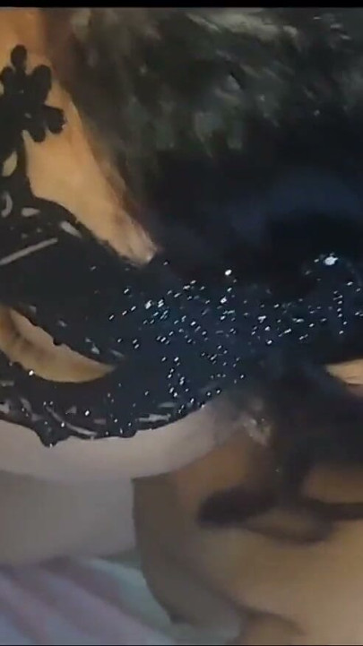 I swallowed all of my husband's dick, I put all of his dick in my throat, until he filled my little mouth with cum | Clip 2