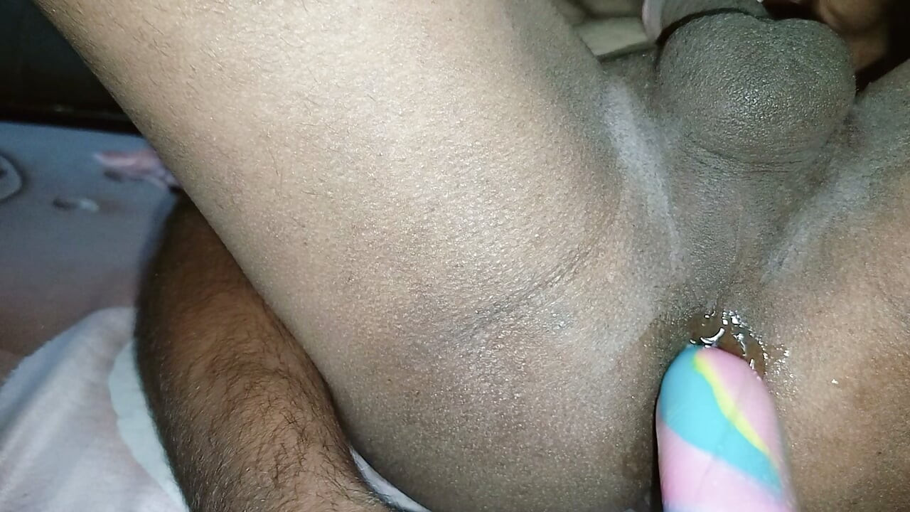 Fucking with hard dildo