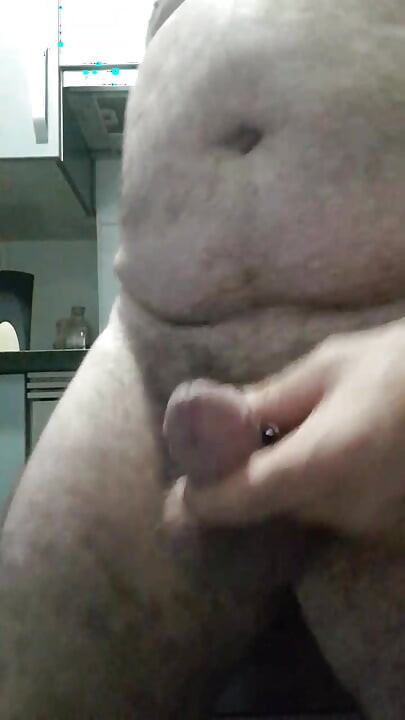 Big cock with sex ring and big anal plug inside my little ass close-up