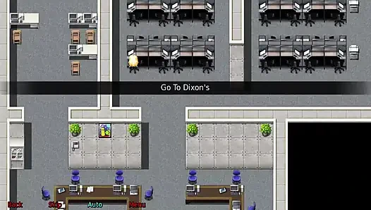 Istri kantor #19 - Stevie muncrat di seluruh rok Stacy.