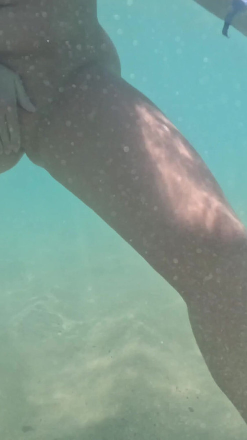 Naked Paradise -Underwater play with naked girl | Clip 1