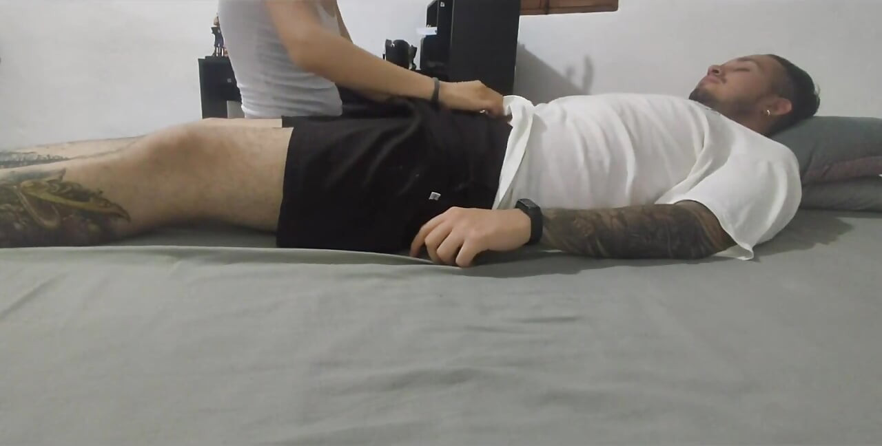 My Little Stepsister Comes Into My Room While I Was Resting and Sucks My Cock
