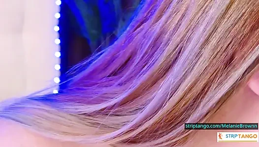 Playful Dirty Talk Starts Here. sexy girl plays with pussy, Feet, graceful legs!