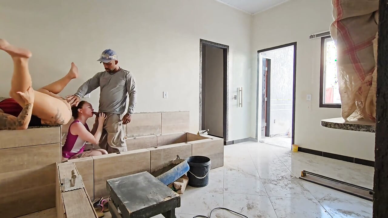 The Construction Worker Was Very Pleased When He Received a Visit From His Bosses at the Construction Site.