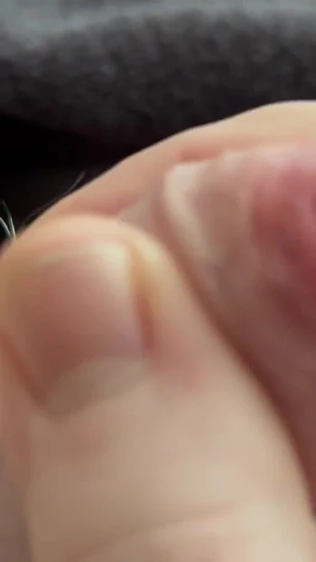 Key moment from "Small phimosis dick squirts off - with slow motion"