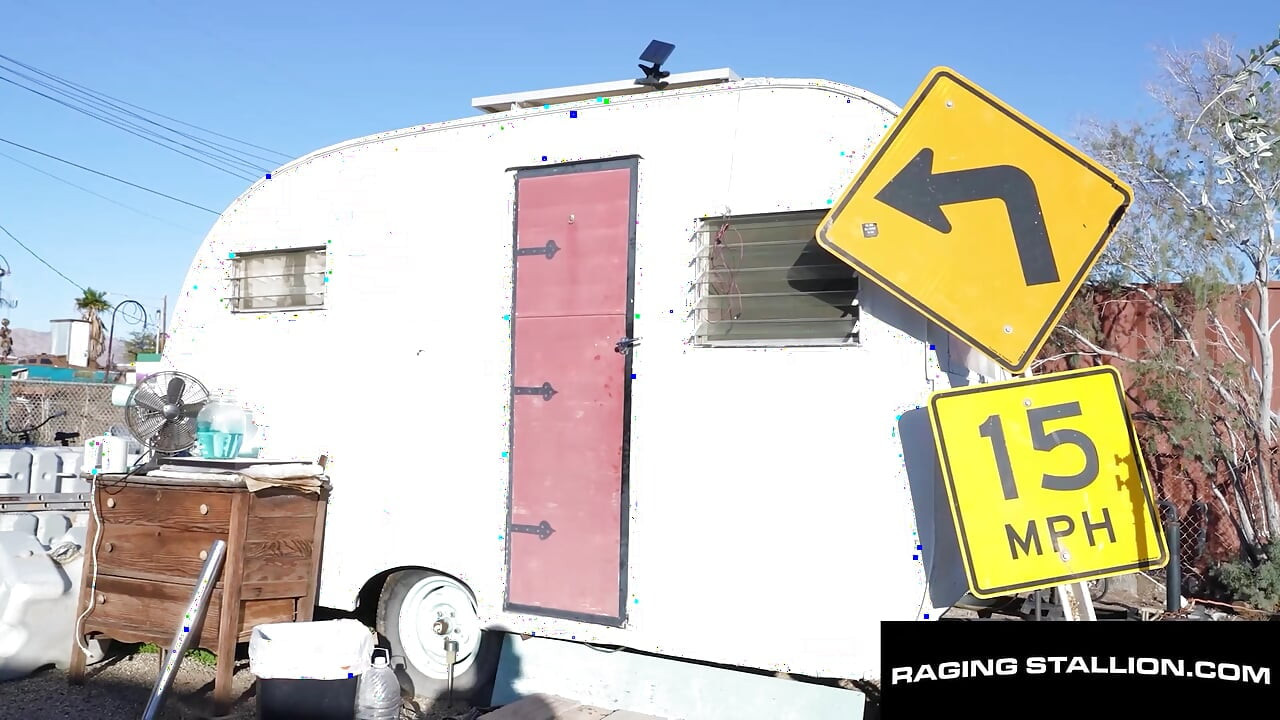 RAGING STALLION - Trailer Park Hunk Gets Smashed - Diego Vox Takes Colt Spence’s Massive Bare Cock
