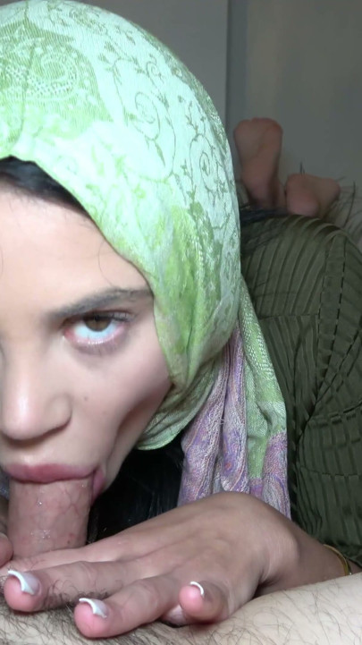 Turkish Stepsister With Hijab Wants Sex Before Parents Come Back Home | Clip 1