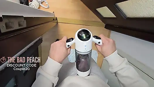 I accidentally stepped into my stepsister's room while she was masturbating