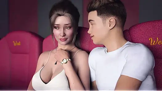 A Wife and Stepmother Real Fucking Sophia Shows off Her Pussy to Dyl at Movie Theater