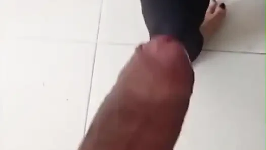 Stepdaughter's Black Nails: Intense Amateur Foot Play & Submission