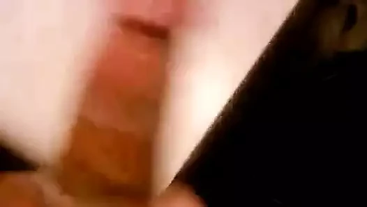 Bathroom jerk off
