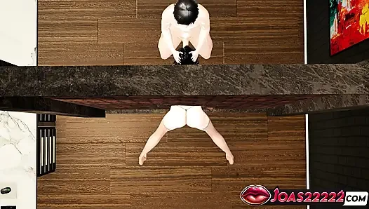 Sexy Mai Big Tits Nylon Stockings 3D Hentai - Frenulum Lick, Handjob and Glory Hole Deepthroat Cumshot