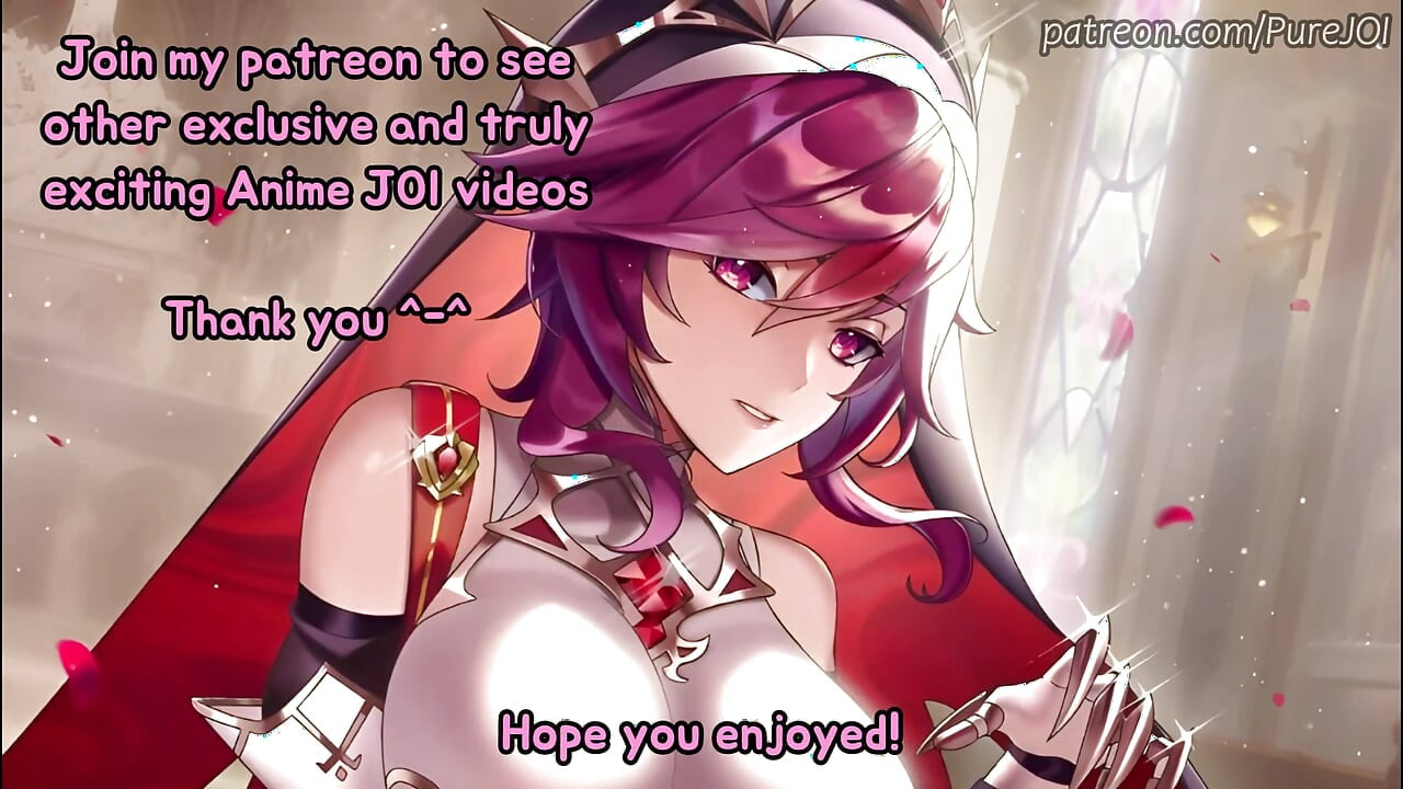 Rosaria from Genshin Impact makes your cock suffer (Edging JOI)