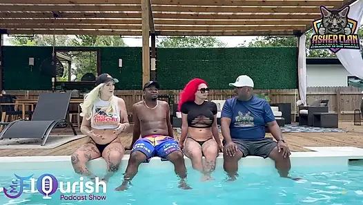 Mrflourish Podcast mit Gast Roxi Keogh, Gigi Patsy und Datjguy in Florida