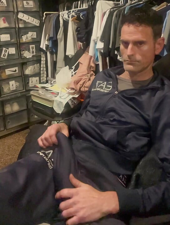 Mike masturbating again