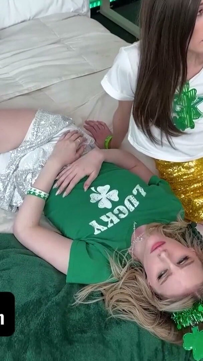 St Patrick’s Day Party Turns Into A Stepdaughter Stepdad Orgy - DaughterSwap | Clip 1