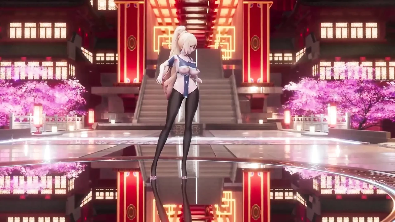 [mmd] Marionette Erotic Uniform Black Stockings