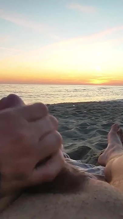 Unforgettable moment from "FLASHING my COCK in front of my STEPDAUGHTER at SUNSET in a PUBLIC BEACH and CUMSHOT in front of"