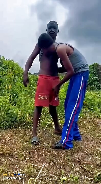 Outside the Fence Fucking Abd Sucking Him...