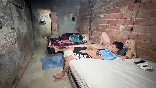 It was in the favela that I met my stepson.