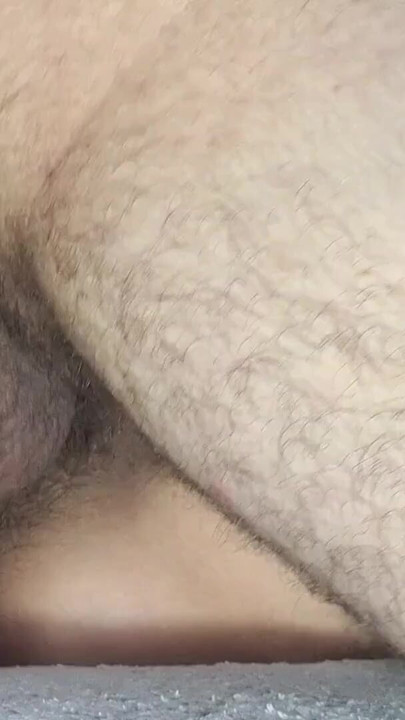 CUMMING A LOT OFF SPERM ON HAIRY PUSSY | Clip 1