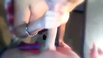 Great blowjob followed by real cum kiss