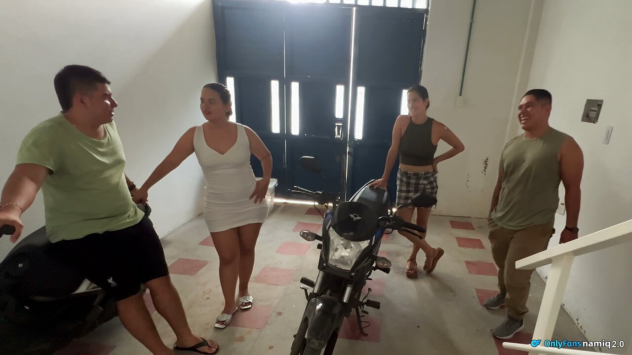 BEAUTIFUL LATINAS GIVE US ASS IN A PARKING LOT, PUSSY FULL OF CUM