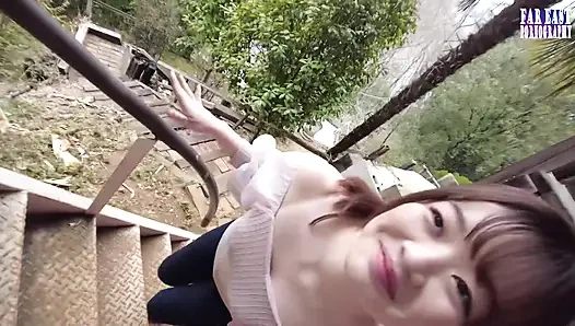 Condom-gulp Wander as a Daring Young Beauty Drains Every Warm Drop Outdoors Ep. 2
