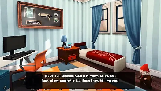Dawn of Malice: stepson jerking multiple times on his stepmom's dirty panties, she caught him ep 9