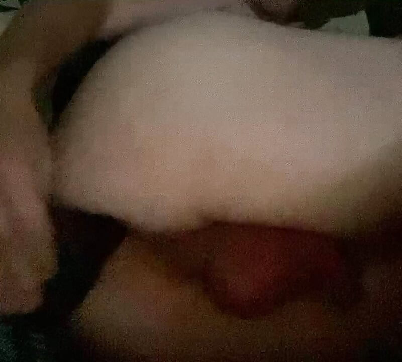 White ass femboy BBC creampie